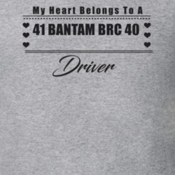 My Heart Belongs To A 1941 Bantam Brc 40 Driver Light Color T Shirt
