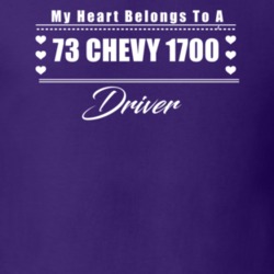 My Heart Belongs To A 1973 Chevy 1700 Driver Dark Color T Shirt