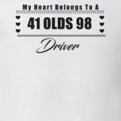 My Heart Belongs To A 1941 Olds 98 Driver Light Color T Shirt