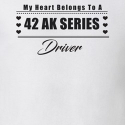 My Heart Belongs To A 1942 Ak Series Driver Light Color T Shirt