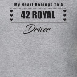 My Heart Belongs To A 1942 Royal Driver Light Color T Shirt