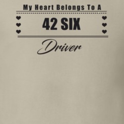 My Heart Belongs To A 1942 Six Driver Light Color T Shirt