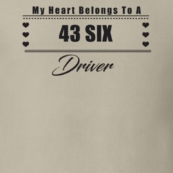 My Heart Belongs To A 1943 Six Driver Light Color T Shirt