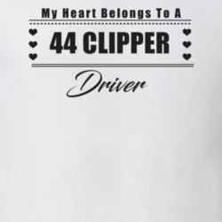 My Heart Belongs To A 1944 Clipper Driver Light Color T Shirt