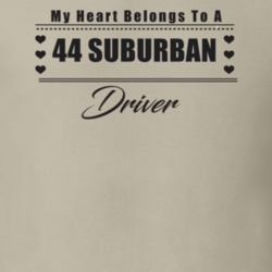 My Heart Belongs To A 1944 Suburban Driver Light Color T Shirt