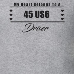 My Heart Belongs To A 1945 Us6 Driver Light Color T Shirt