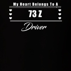 My Heart Belongs To A 1973 Z Driver Dark Color T Shirt