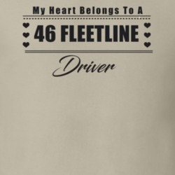 My Heart Belongs To A 1946 Fleetline Driver Light Color T Shirt