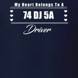 My Heart Belongs To A 1974 Dj 5A Driver Dark Color T Shirt