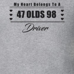 My Heart Belongs To A 1947 Olds 98 Driver Light Color T Shirt