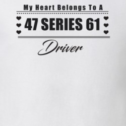 My Heart Belongs To A 1947 Series 61 Driver Light Color T Shirt