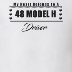 My Heart Belongs To A 1948 Model H Driver Light Color T Shirt