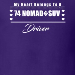My Heart Belongs To A 1974 Nomad?suv Driver Dark Color T Shirt