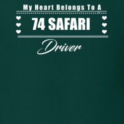 My Heart Belongs To A 1974 Safari Driver Dark Color T Shirt