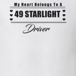 My Heart Belongs To A 1949 Starlight Driver Light Color T Shirt