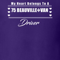 My Heart Belongs To A 1975 Beauville?van Driver Dark Color T Shirt