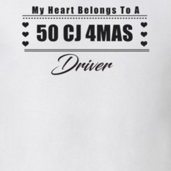 My Heart Belongs To A 1950 Cj 4Mas Driver Light Color T Shirt