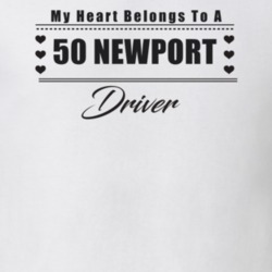My Heart Belongs To A 1950 Newport Driver Light Color T Shirt