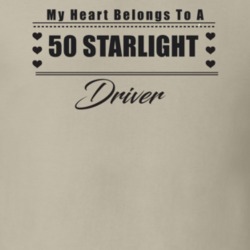 My Heart Belongs To A 1950 Starlight Driver Light Color T Shirt
