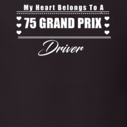My Heart Belongs To A 1975 Grand Prix Driver Dark Color T Shirt