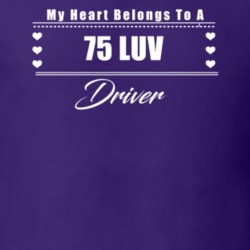My Heart Belongs To A 1975 Luv Driver Dark Color T Shirt