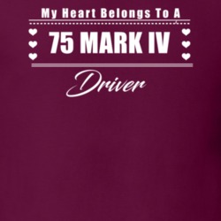 My Heart Belongs To A 1975 Mark Iv Driver Dark Color T Shirt