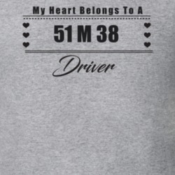 My Heart Belongs To A 1951 M 38 Driver Light Color T Shirt