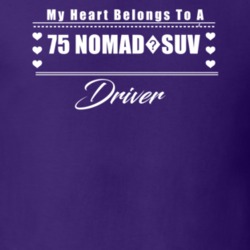 My Heart Belongs To A 1975 Nomad?suv Driver Dark Color T Shirt