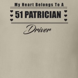 My Heart Belongs To A 1951 Patrician Driver Light Color T Shirt