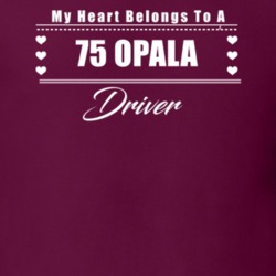 My Heart Belongs To A 1975 Opala Driver Dark Color T Shirt