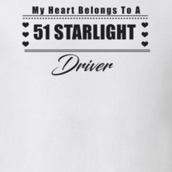 My Heart Belongs To A 1951 Starlight Driver Light Color T Shirt
