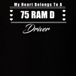 My Heart Belongs To A 1975 Ram D Driver Dark Color T Shirt