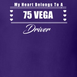 My Heart Belongs To A 1975 Vega Driver Dark Color T Shirt