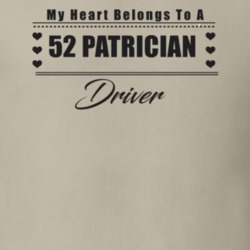 My Heart Belongs To A 1952 Patrician Driver Light Color T Shirt