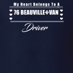 My Heart Belongs To A 1976 Beauville?van Driver Dark Color T Shirt