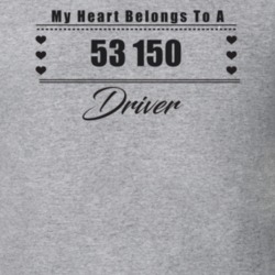 My Heart Belongs To A 1953 150 Driver Light Color T Shirt