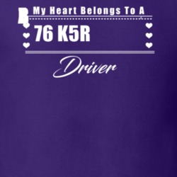 My Heart Belongs To A 1976 K5 Blazer Driver Dark Color T Shirt
