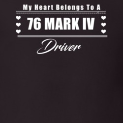 My Heart Belongs To A 1976 Mark Iv Driver Dark Color T Shirt