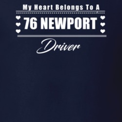 My Heart Belongs To A 1976 Newport Driver Dark Color T Shirt