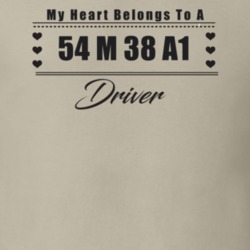 My Heart Belongs To A 1954 M 38 A1 Driver Light Color T Shirt