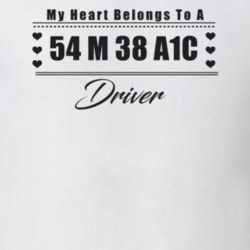 My Heart Belongs To A 1954 M 38 A1C Driver Light Color T Shirt