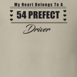 My Heart Belongs To A 1954 Prefect Driver Light Color T Shirt