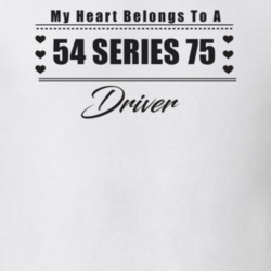 My Heart Belongs To A 1954 Series 75 Driver Light Color T Shirt
