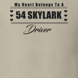 My Heart Belongs To A 1954 Skylark Driver Light Color T Shirt
