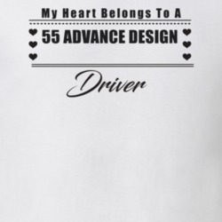 My Heart Belongs To A 1955 Advance Design Driver Light Color T Shirt