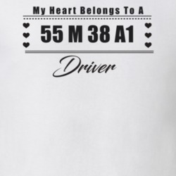 My Heart Belongs To A 1955 M 38 A1 Driver Light Color T Shirt