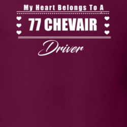 My Heart Belongs To A 1977 Chevair Driver Dark Color T Shirt