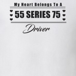My Heart Belongs To A 1955 Series 75 Driver Light Color T Shirt