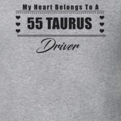 My Heart Belongs To A 1955 Taurus Driver Light Color T Shirt