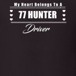 My Heart Belongs To A 1977 Hunter Driver Dark Color T Shirt